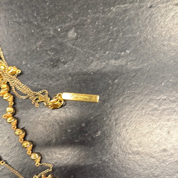 GIVENCHY made in Italy Skull Gold 20”Long Necklace - Picture 8 of 11